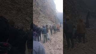 Landslide#indianepalboarder#youtubeshorts#adikailashroad#2023