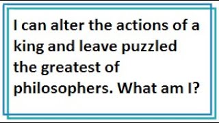 15 Seconds Brain Teaser Riddles Part#6