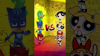 PJ Masks Vs The Powerpuff Girls #shorts #pjmasks #powerpuffgirls