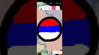 Dibujando countryballs parte #54 #serbia #countryballs #viral #dibujo