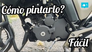 Cómo PINTAR el motor de tu moto FACIL / Por menos de $200 / Rocketman 250