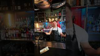 🔥Challenge! MANHATTAN in 30 seconds🍸 #flairbartending #flairbartender #cocktail