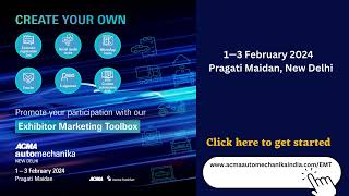 How to use the Exhibitor Marketing Toolbox for ACMA Automechanika New Delhi 2024 - a walkthrough