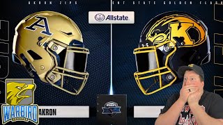 Intense Rivalry Game: Kent State Takes On Akron EA Sports College Football 25!