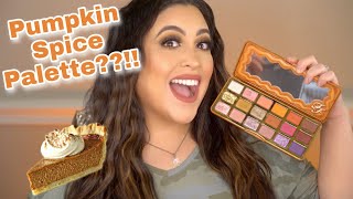 TOO FACED PUMPKIN SPICE PALETTE SWATCHES & TUTORIAL FALL 2020