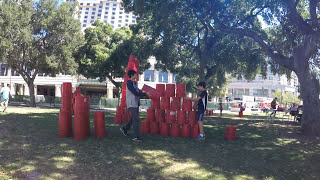 How High Can we go? Bucket Stacking at the San Jose Bacon Festival 2015