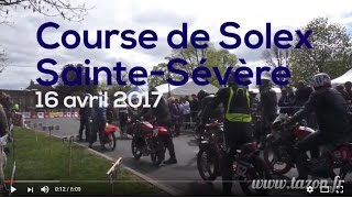 Tazonner à la Course de Solex à Sainte-Sévère 2017