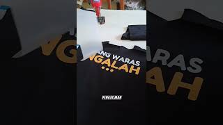 kalo ditempat kami bisa kok bikin kaos satuan