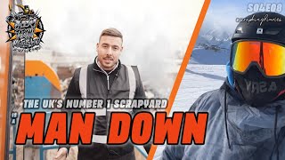 MAN DOWN IN UK SCRAPYARD | Scrap King Diaries #S04E08