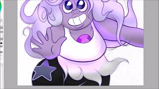 Steven Universe - Speedpaint (Amethyst "Free Falling")