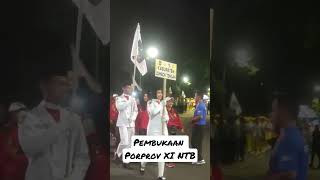 Kontingen Mataram di Pembukaan Porprov NTB