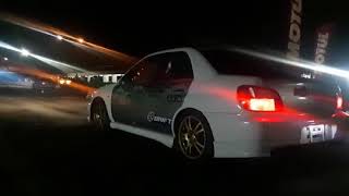 Subaru STI Drag Day EJ207 1/8 Mille Burnout kkkk