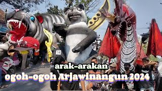 arak-arakan ogoh-ogoh Desa Arjawinangun 2024