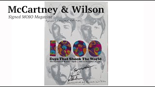 Paul McCartney & Brian Wilson Signed Mojo Magazine