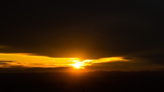 Spencer Butte - February 1, 2017 - Sunset Time Lapse