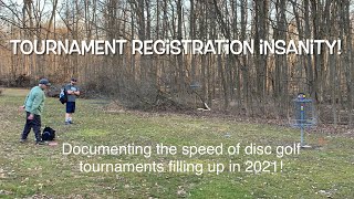 Registering for a Disc Golf Tournament in 2021! It’s Crazy!