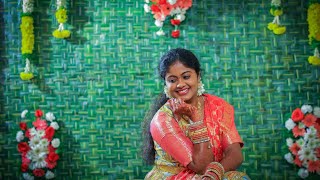 Traditional Telugu Wedding l Haldi Ceremony | Managala Snanam Highlight of Bhavya  ||2022 ||