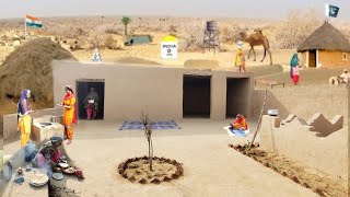 Village Women Morning Routine in cholistan desert, Cooking Traditional Foods | Village Life Pakistan