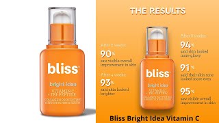 Bliss Bright Idea Vitamin C & Tri Peptide Collagen-Protecting & Brightening Skin Care