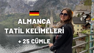 ALMANCA TATİL KELİMELERİ VE CÜMLELERİ 🗺️🧳