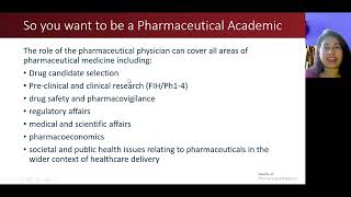 Dr Sonya Abraham speaks about Pharmaceutical Medicine