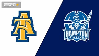 2022 Big South Basketball North Carolina A&T vs Hampton