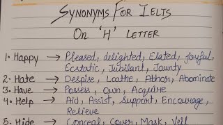 synonyms for ielts #synonyms #writing #ielts #shortvideo #youtubeshort #short #trending #7band