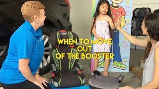 When is it Safe to Move OUT of the Booster Seat?