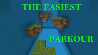 More difficult than you would think... The Easiest Parkour | Minecraft map