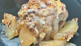 Cinnamon Roll:Apple Pie Casserole  #breakfastcasserole