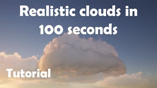 Realistic Clouds in 100 seconds UE5 Tutorial