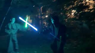 Lightsaber battle