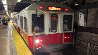 Boston MBTA 1987 UTDC No. 2 Red line car 1734