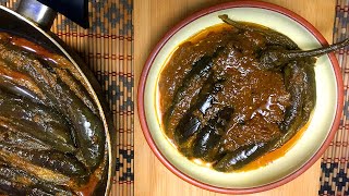 Bharwan Baingan recipe | Stuffed Baingan | Khatte Baingan