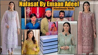 Emaan Adeel || Nafasat Vol 01 || Handmade Neck || Reasonable Price @m.y.kdesigner