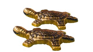 MAYAPURI Brass Turtle for Vastu Feng Shui Tortoise, Good Luck | Small Size: 2 inches