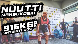 Nuutti Mansukoski | All time record 916kg ?