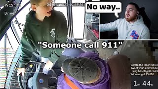 LosPollosTV REACTS To "Student Stops Bus After Driver Passes Out!" | Daily Dose