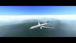 Turkish Airlines Boeing 777-300 Full Flight Paris - Amsterdam