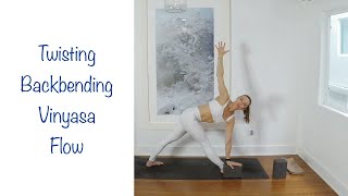 Yoga: 30 Minute Twisting Backbending Vinyasa Flow