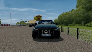 Шашки на Mercedes E63s в City car driving