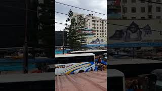 Bus station and Mount Meru in Arusha