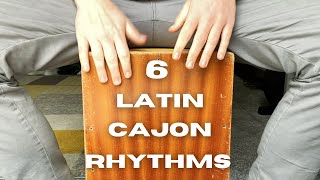 6 latin style cajon rhythms