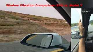 Window Vibration Comparison: EV9 vs. Model Y