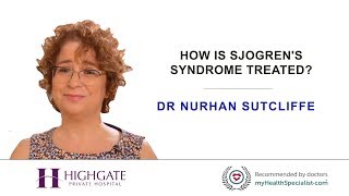 How is Sjogren's syndrome treated?