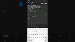 C programming printf area of sq and area of circle.#cprogramming#shorts #shorts #shorts #shorts