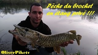 Pêche du brochet en étang privé !!!