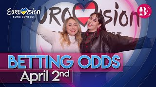 Eurovision 2023: Betting Odds Ranking - 02/04/2023