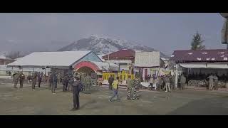 Republic day parade, performing by BSF, CRPF, SSB, JKP, JKAP in Baramulla district, Kashmir