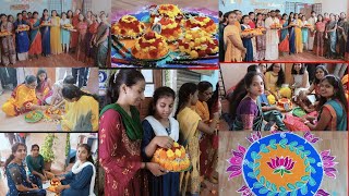 Had a Joyous celebrations  #bathukamma #navatri #navarathri #gift #saree #best #winner #competition